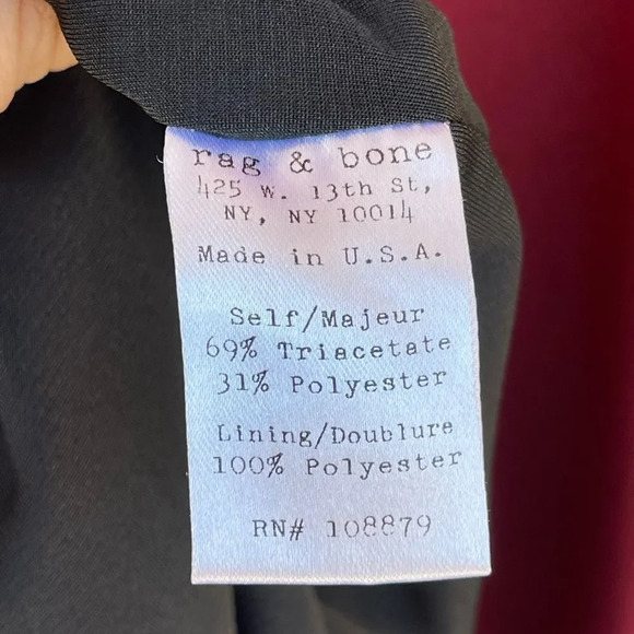 Rag & Bone Wine Work/Office Dress size 4 - Picture 8 of 9